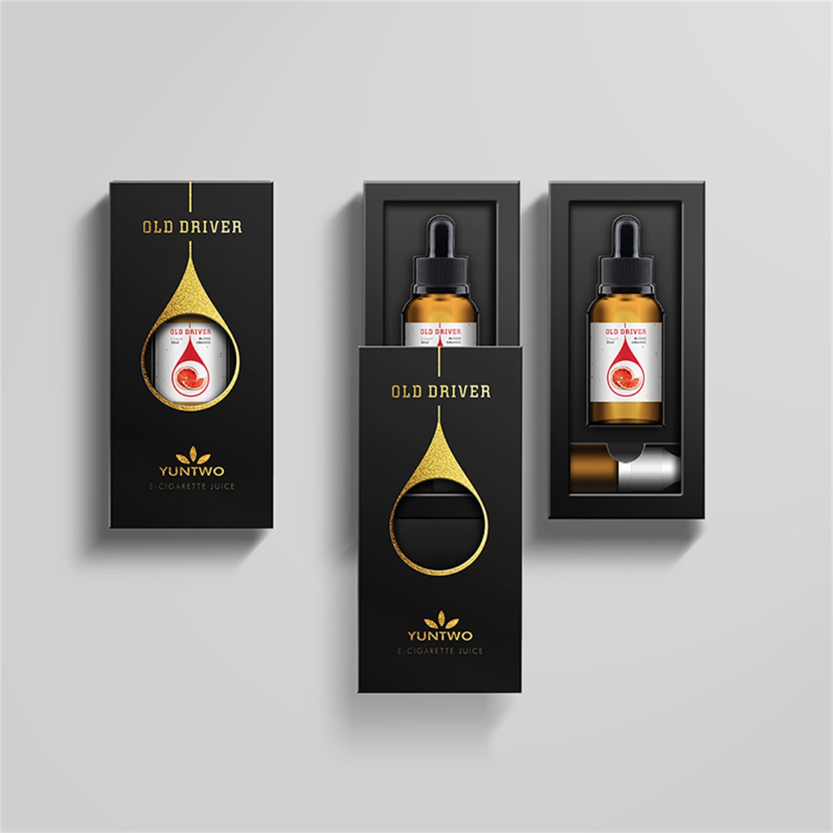 Electronic cigarette foreign trade packaging design