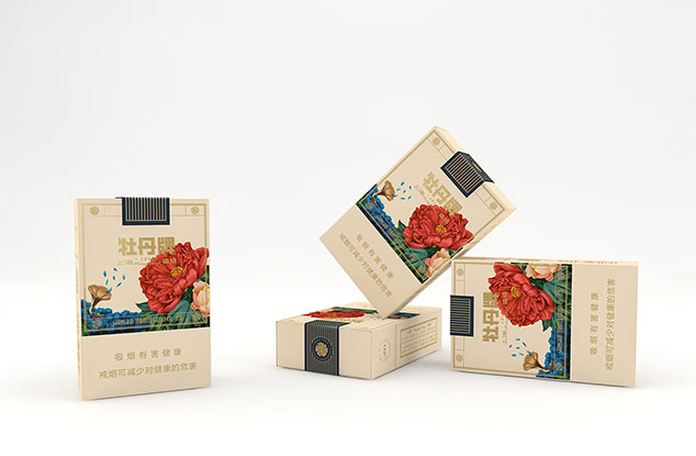 Peony cigarette packaging design